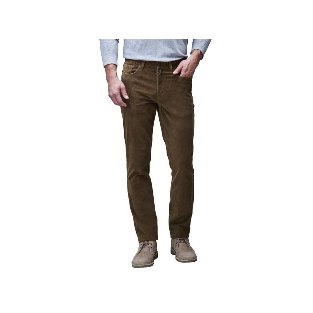 Copper & Oak Men's 30x30 Stretch Corduroy 5-Pocket Pants Tan Comfort d1844